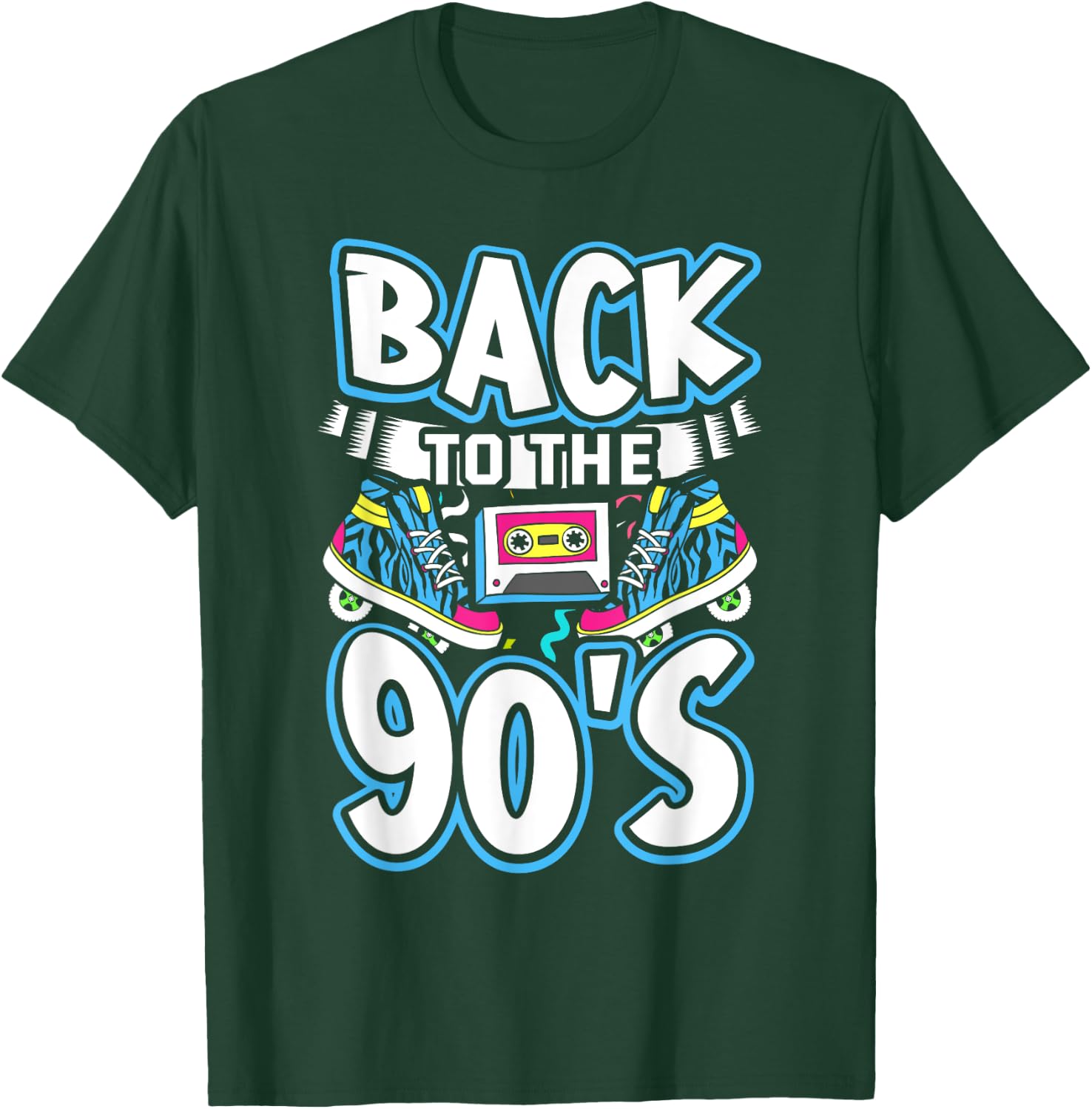 90s Party Outfit , 90's Costume Men T-Shirt - T-Shirt | Forest
