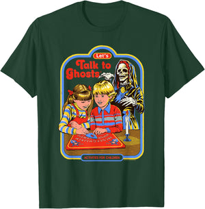 Steven Rhodes Talk to Ghosts Ouija Board Retro Dark Humor T-Shirt - T-Shirt | Forest