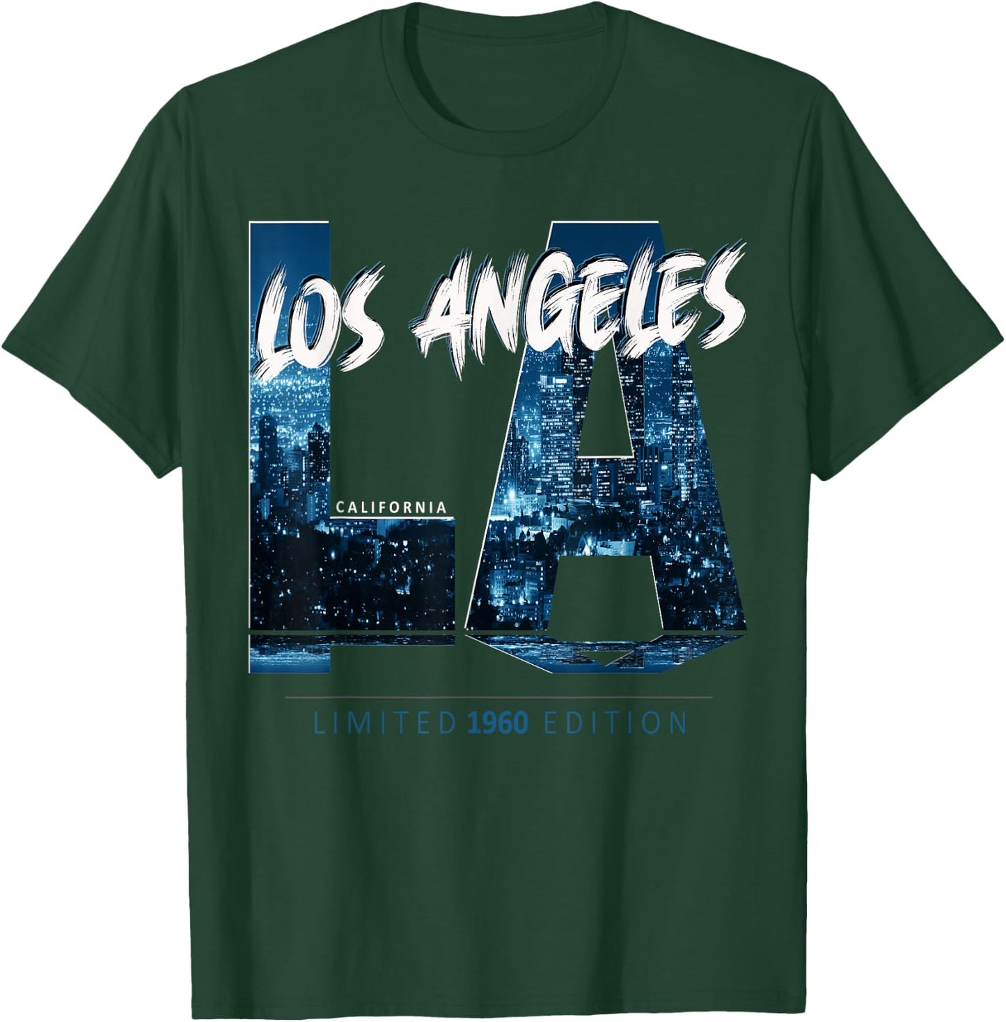Los Angeles California Limited 1960 Edition T-Shirt - T-Shirt | Forest