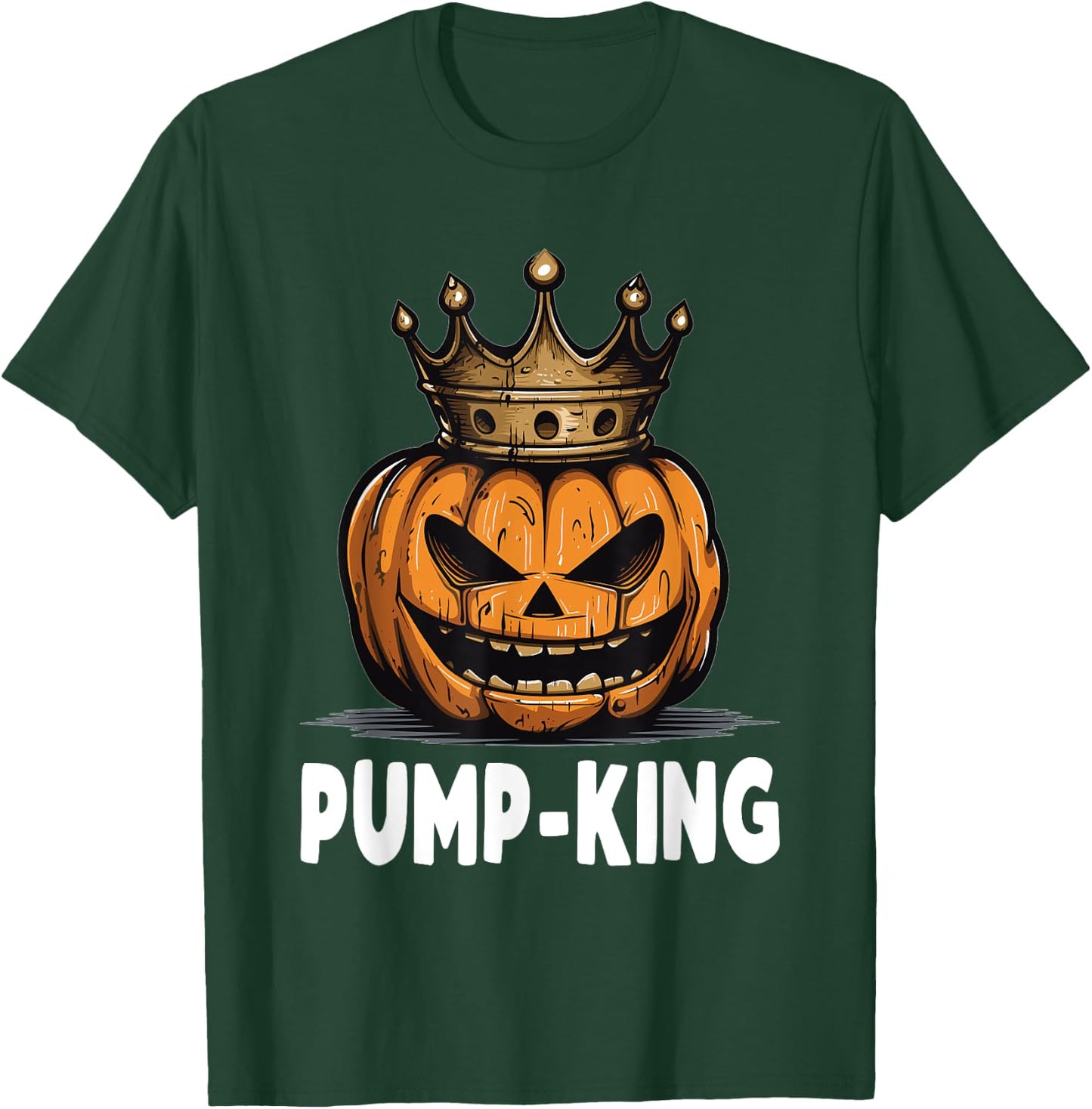Pump King Couple Matching Halloween Outfits T-Shirt - T-Shirt | Forest