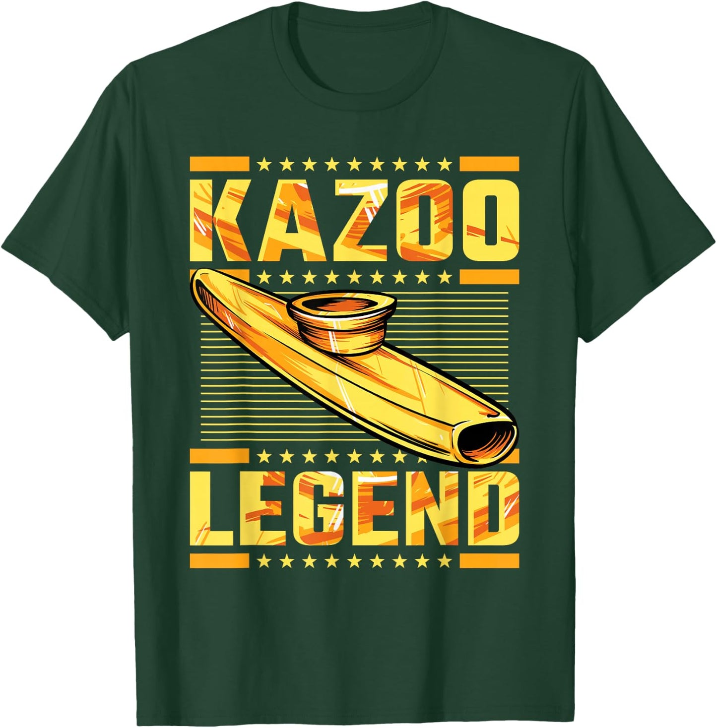 Kazoo Legend, Kazoo Player T-Shirt - T-Shirt | Forest