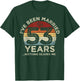 53rd Wedding Anniversary 53 Years Of Marriage T-Shirt - T-Shirt | Forest