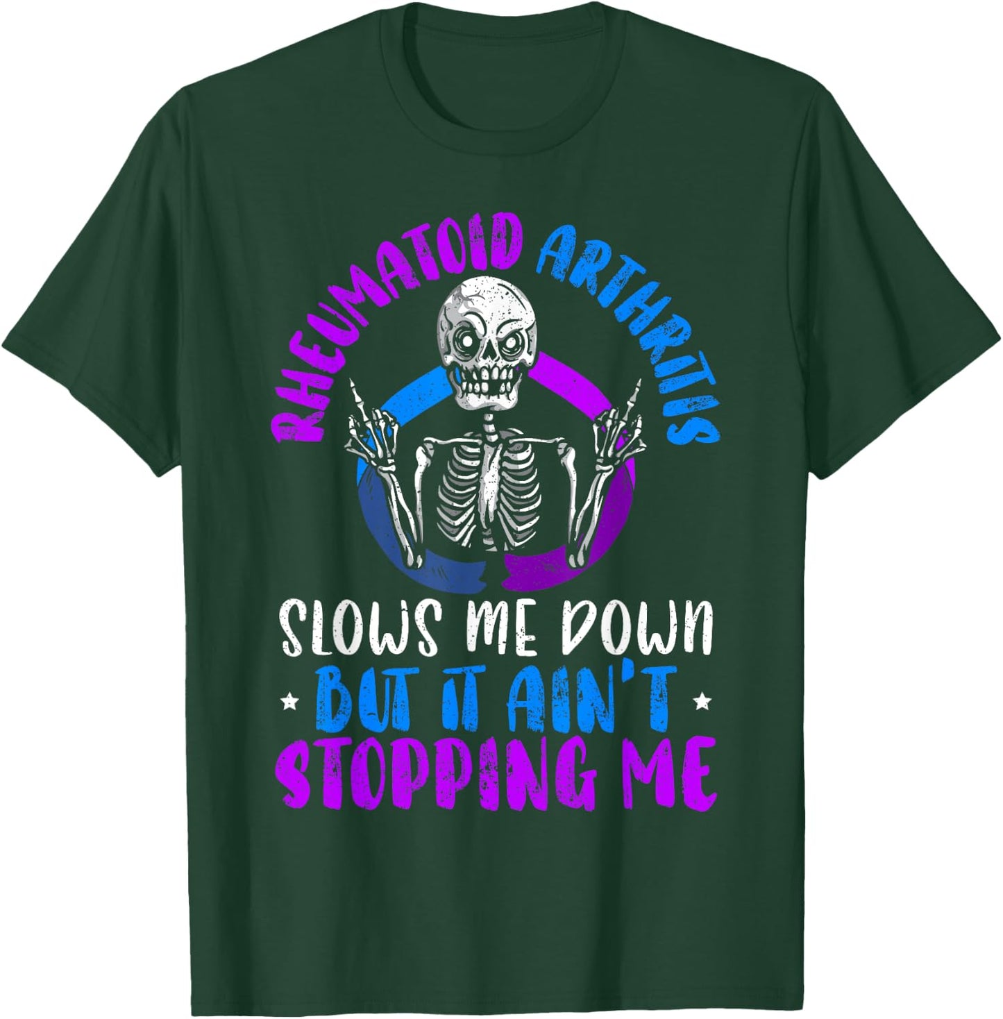 Rheumatoid Arthritis Warrior Autoimmune Disorder T-Shirt - T-Shirt | Forest