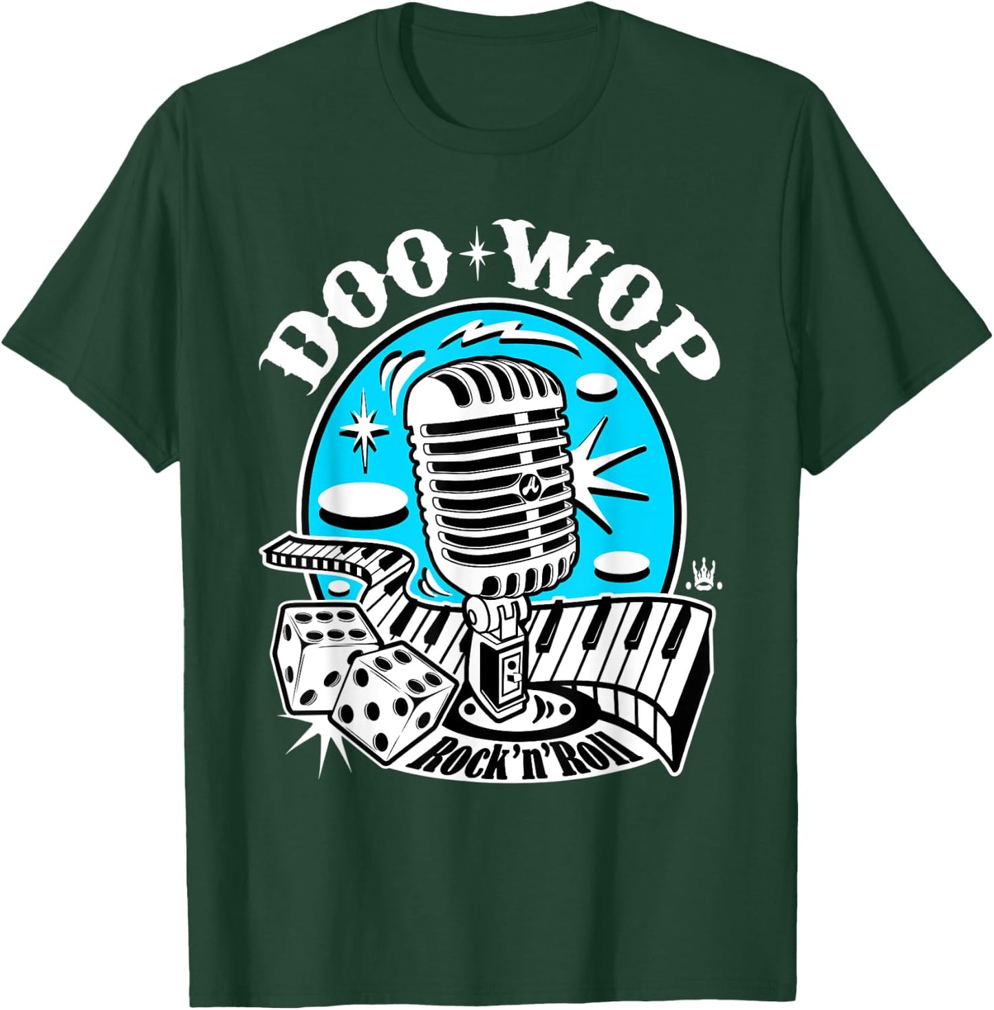 50s Sock Hop Costume Retro 1950s Rockabilly Party Doo Wop T-Shirt - T-Shirt | Forest