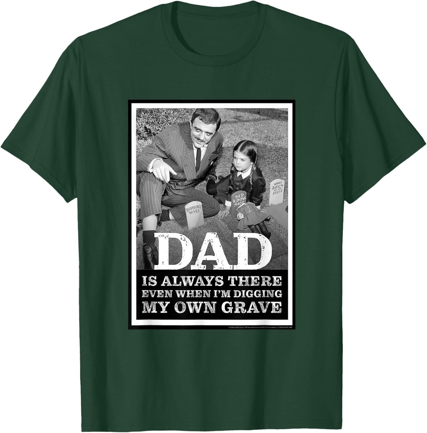 The Addams Family TV Series – Father's Day Gomez & Wednesday T-Shirt - T-Shirt | Forest
