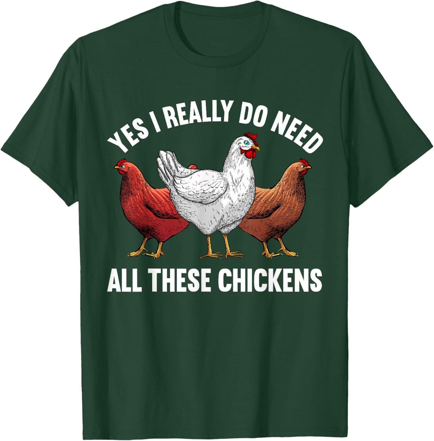 Cool Chicken Art Women Poultry Animal Chicken Farmer T-Shirt - T-Shirt | Forest