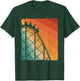 Cute Vintage Roller Coaster Design Men Women Amusement Park T-Shirt - T-Shirt | Forest