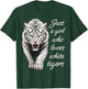 Just A Girl Who Loves White Tigers - Wild Animal Lover Tiger T-Shirt - T-Shirt | Forest