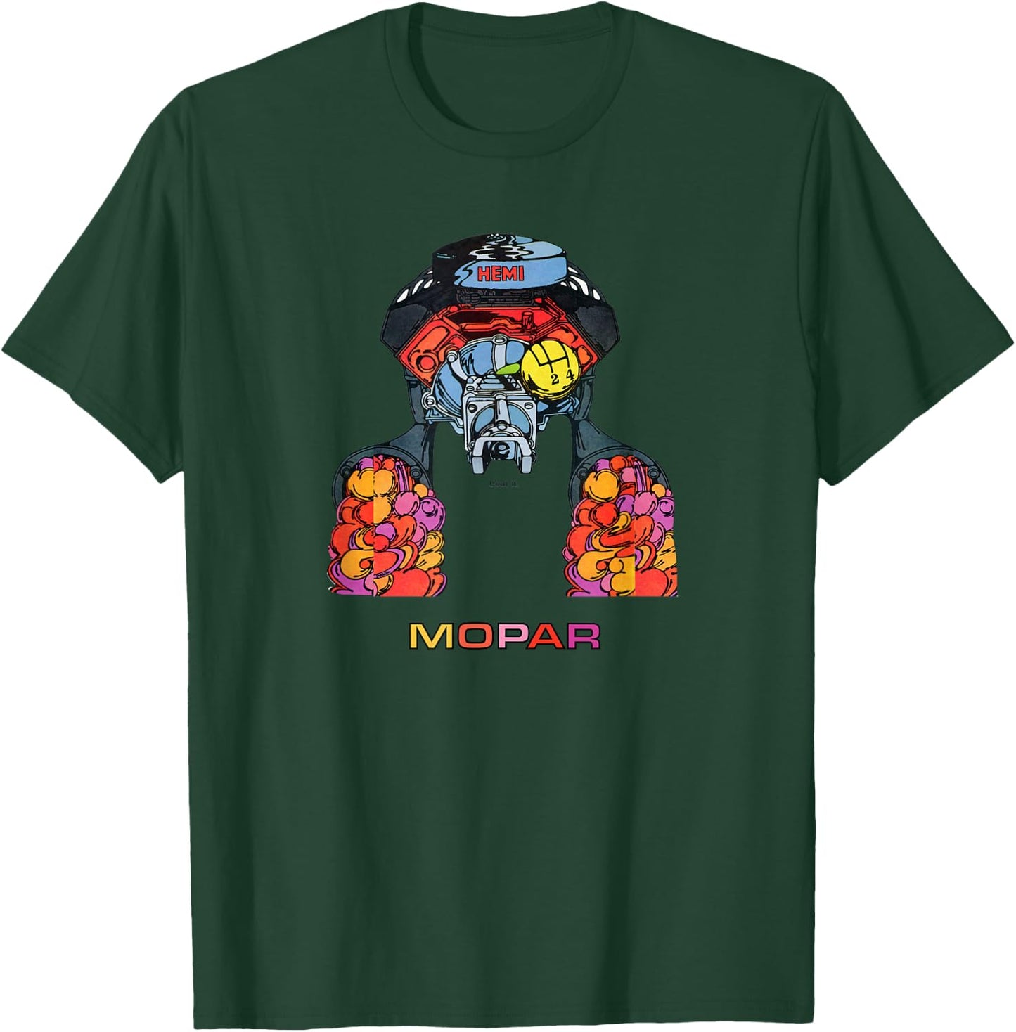 Mopar 426 Hemi Design T-Shirt - T-Shirt | Forest
