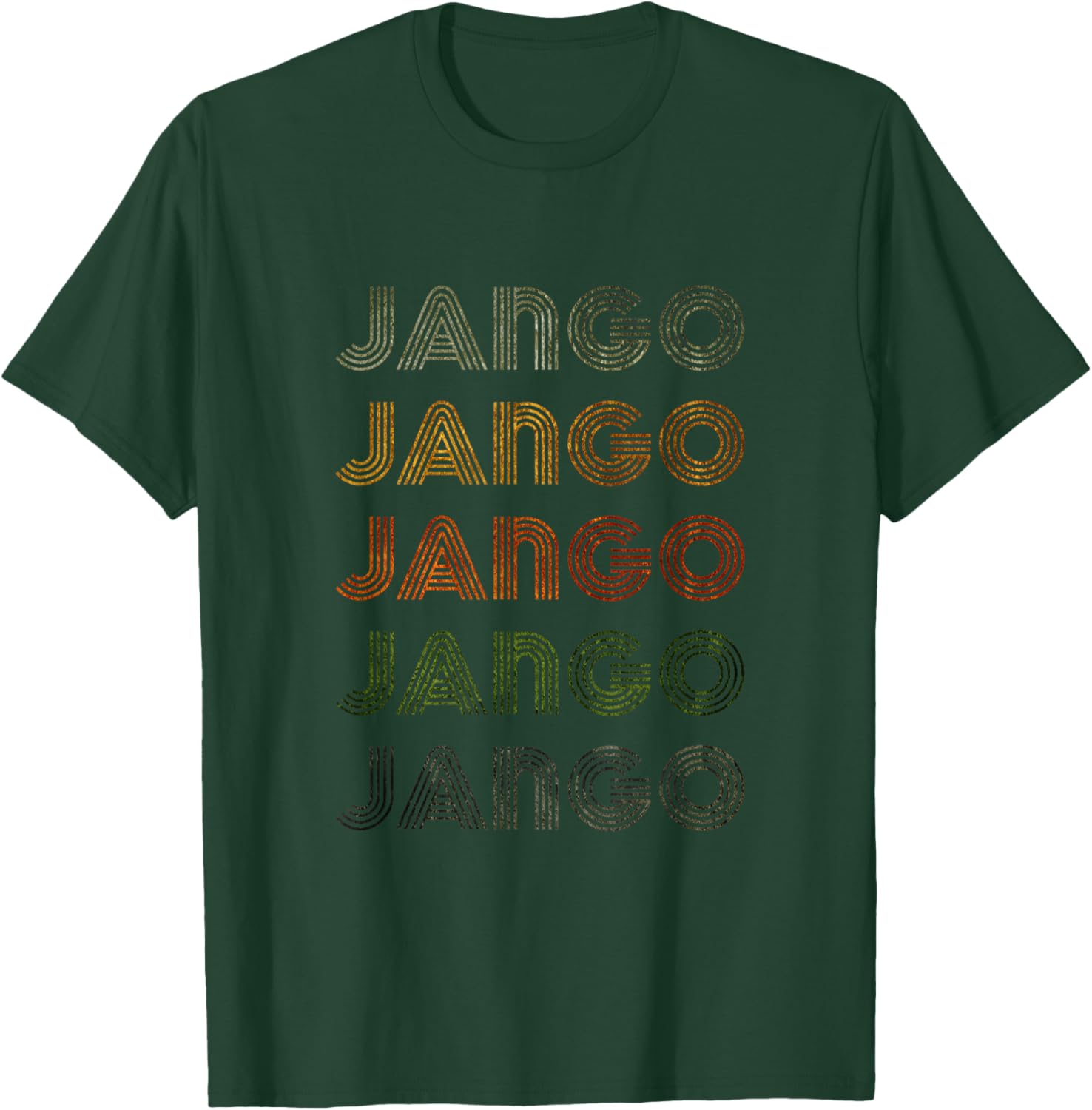 Love Heart Jango Grunge Vintage Style Black Jango T-Shirt - T-Shirt | Forest