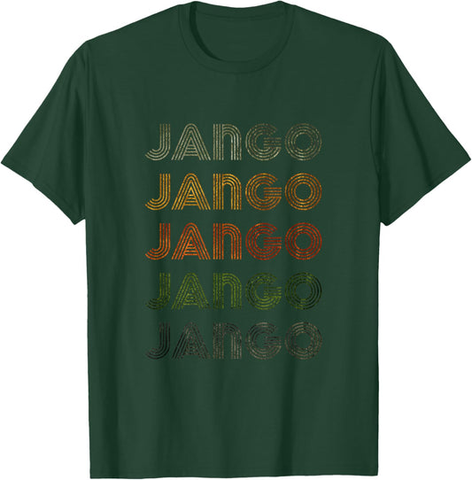 Love Heart Jango Grunge Vintage Style Black Jango T-Shirt - T-Shirt | Forest