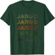 Love Heart Jango Grunge Vintage Style Black Jango T-Shirt - T-Shirt | Forest