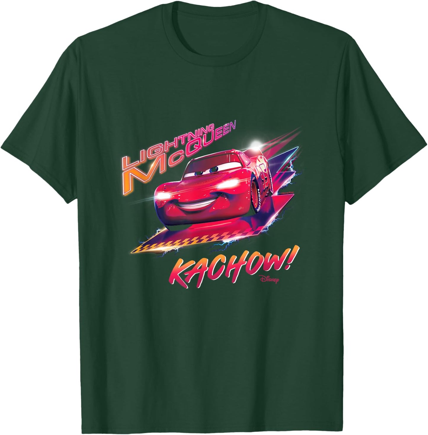 Cars - Kachow Lightning McQueen T-Shirt - T-Shirt | Forest