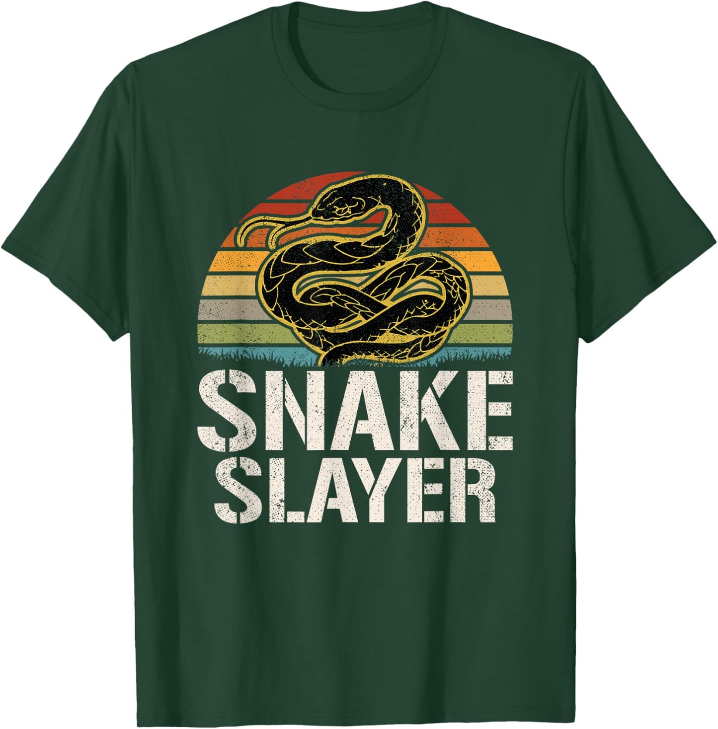 Snake Slayer Snake Hunter T-Shirt - T-Shirt | Forest
