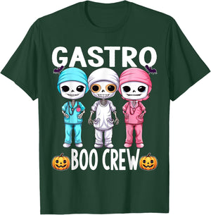 Gastro Nurse Doctor Halloween Crew Boo Funny T-Shirt - T-Shirt | Forest
