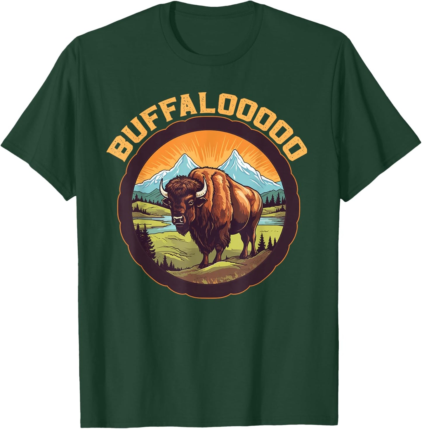 Lucky Buffalo Casino Slot Machine BUFFALOOOOO Gambling T-Shirt - T-Shirt | Forest