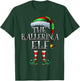 Ballerina Elf Shirt Matching Family Ballerina Christmas Elf T-Shirt - T-Shirt | Forest
