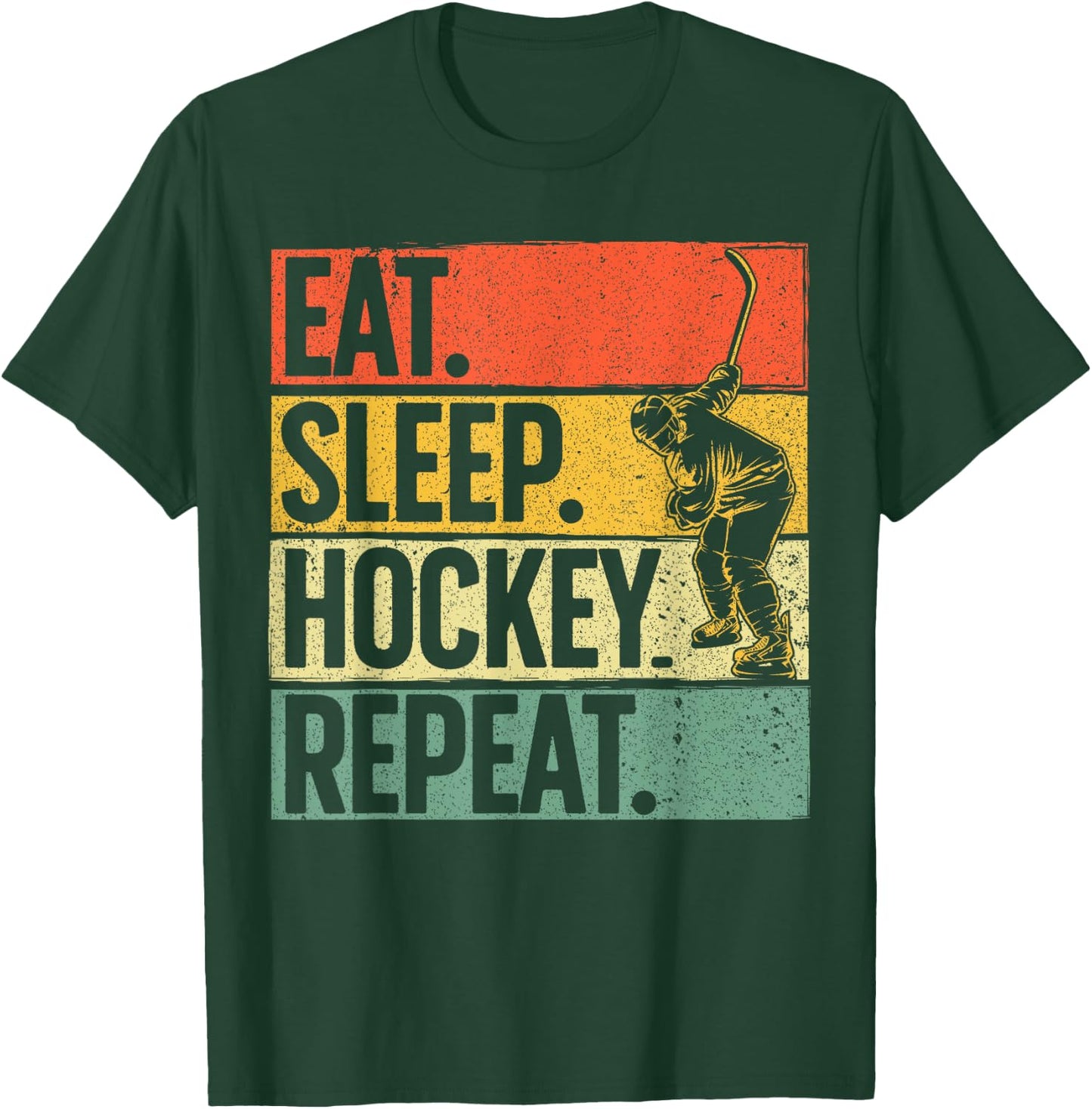 Cute Ice Hockey Women Hockey Lover Goalie Sports T-Shirt - T-Shirt | Forest