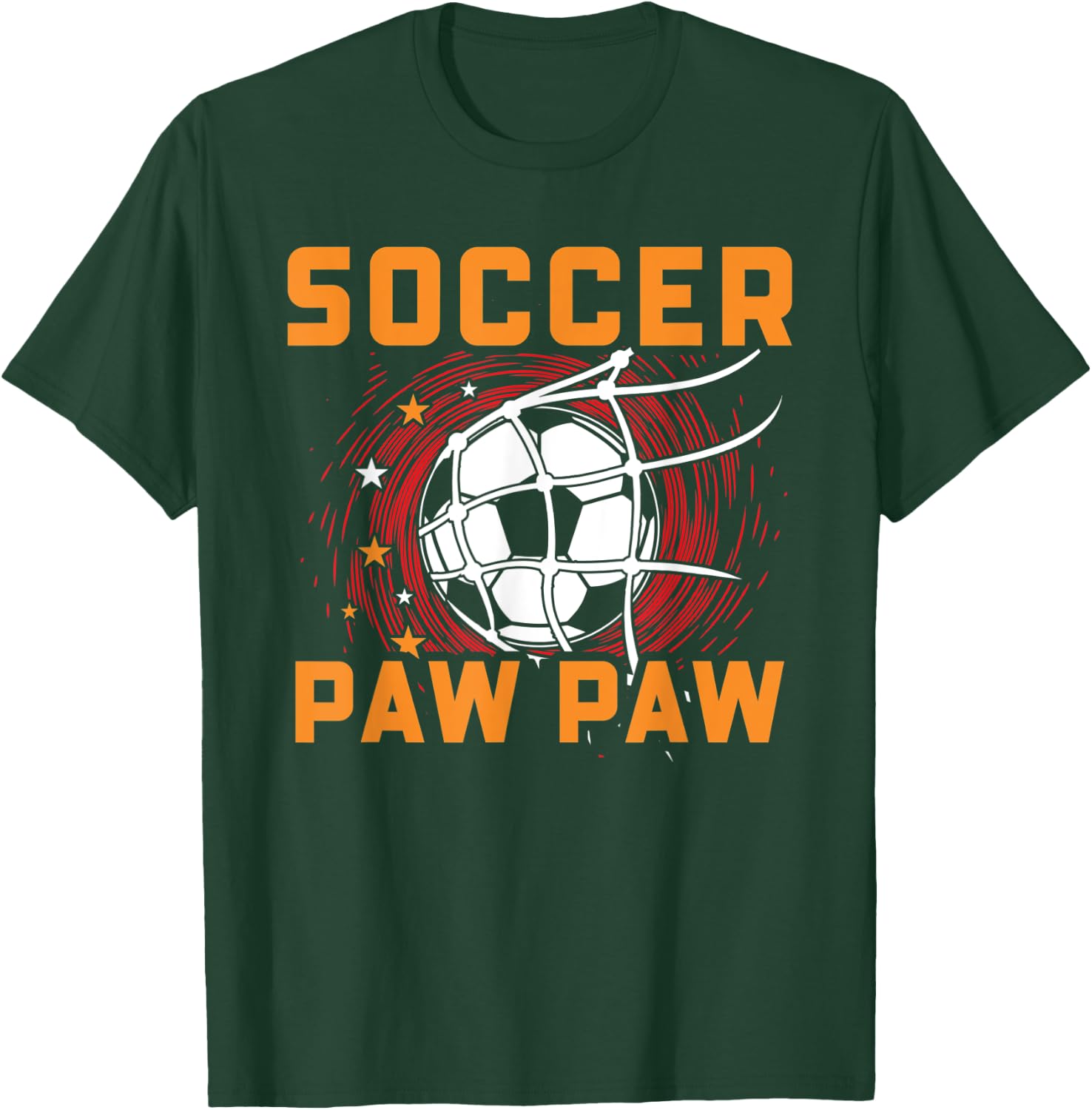 Soccer Paw Paw - Soccer Player Grandpa Soccer T-Shirt - T-Shirt | Forest