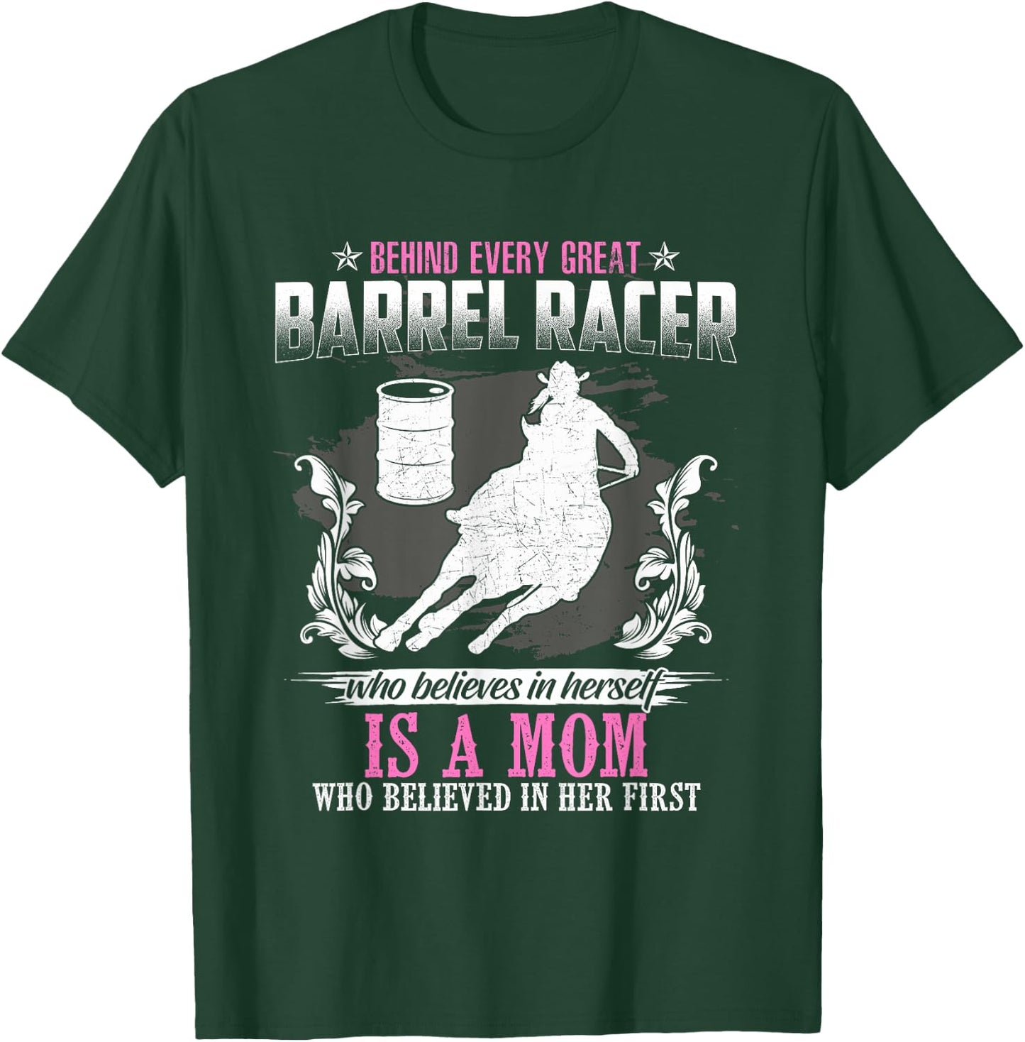 Barrel Racing Shirt Women Girls Horse Barrel Racing T-Shirt - T-Shirt | Forest