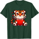 Valentines Tiger Heart Lover Funny Boys Girls Kids Men Women T-Shirt - T-Shirt | Forest
