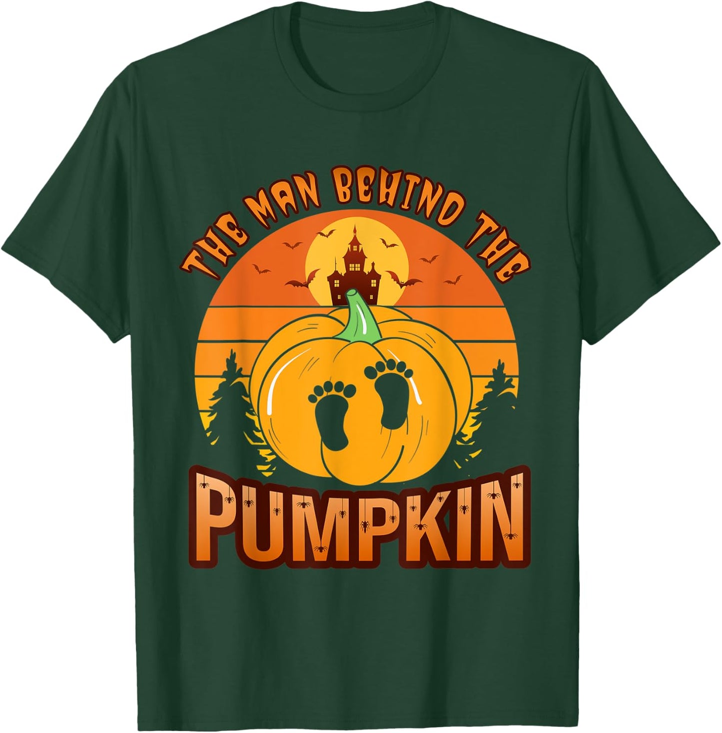 Halloween Pregnancy Expecting Pumpkin Costume T-Shirt - T-Shirt | Forest