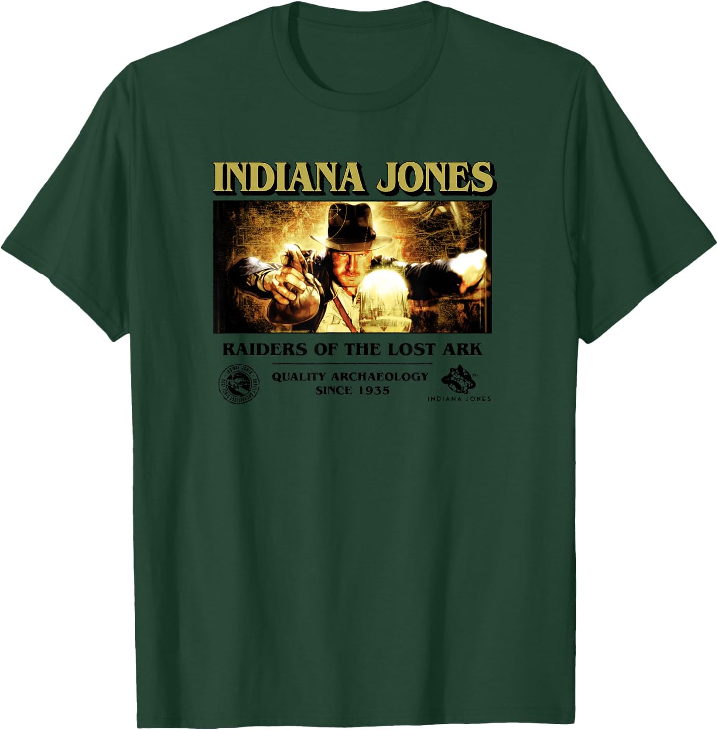 Indiana Jones Raiders of The Lost Ark Quality Archaeology T-Shirt - T-Shirt | Forest
