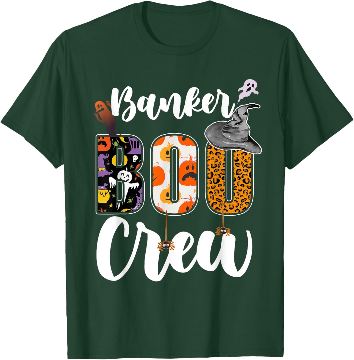 Banker Boo Crew Halloween Matching Banking T-Shirt - T-Shirt | Forest