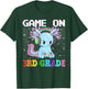 Axolotl Game On 3rd Grade Funny Back To School Gamer Boys T-Shirt - T-Shirt | Forest