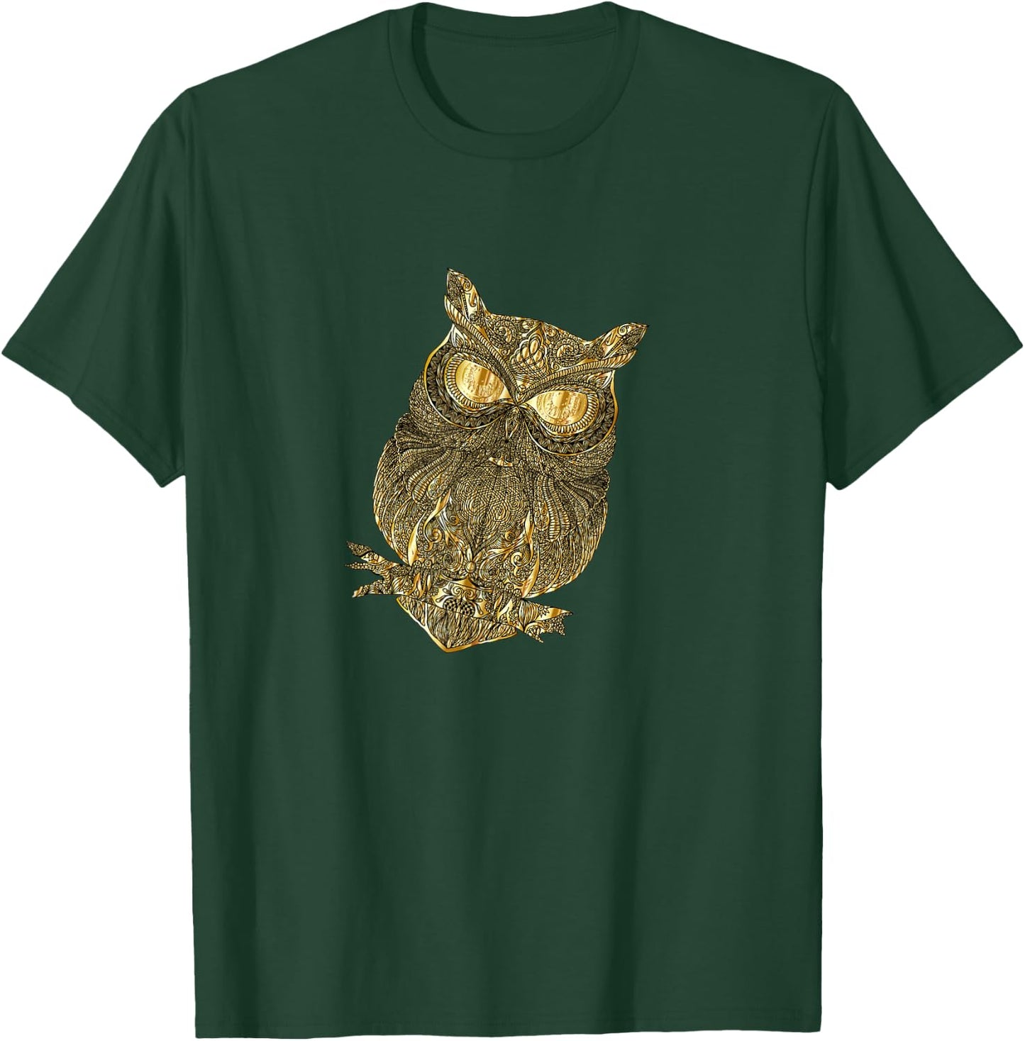 Golden owl T-Shirt - T-Shirt | Forest