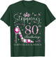 Stepping Into My 80th Birthday With God's Grace & Mercy T-Shirt - T-Shirt | Forest