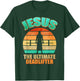 Deadlift Jesus I Christian Weightlifting Funny Workout Gym T-Shirt - T-Shirt | Forest