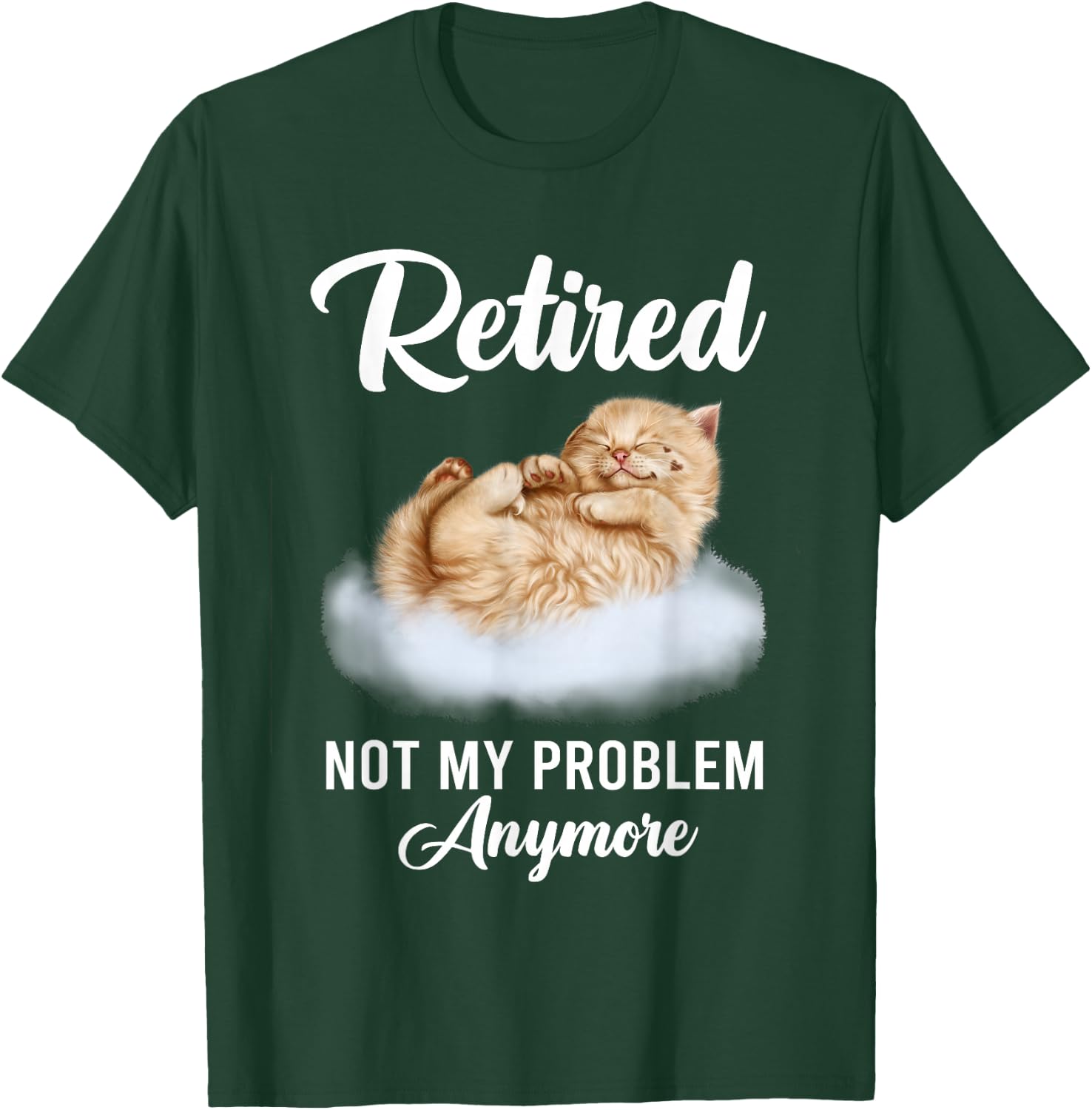 Happy Retirement Cat Shirts , Cat Mom 2023 Retired T-Shirt - T-Shirt | Forest