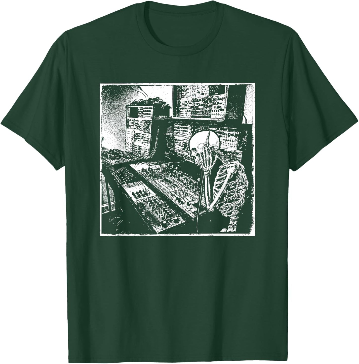 Electronic Music Synthesizer Techno Music DJ Producer T-Shirt - T-Shirt | Forest