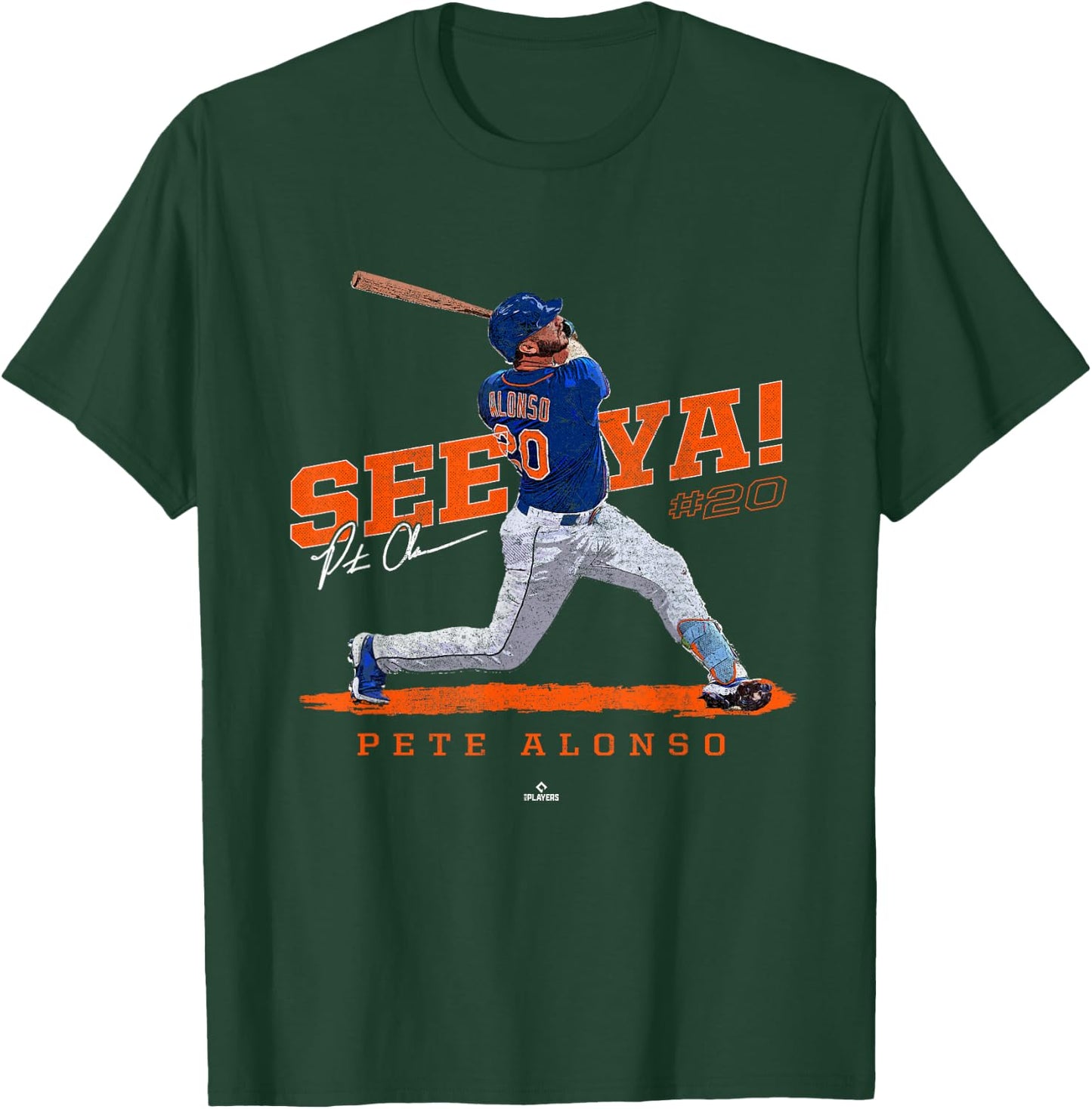 See Ya! Pete Alonso New York MLBPA T-Shirt - T-Shirt | Forest