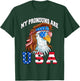 My Pronouns are USA Eagle American Funny 4th of July T-Shirt - T-Shirt | Forest
