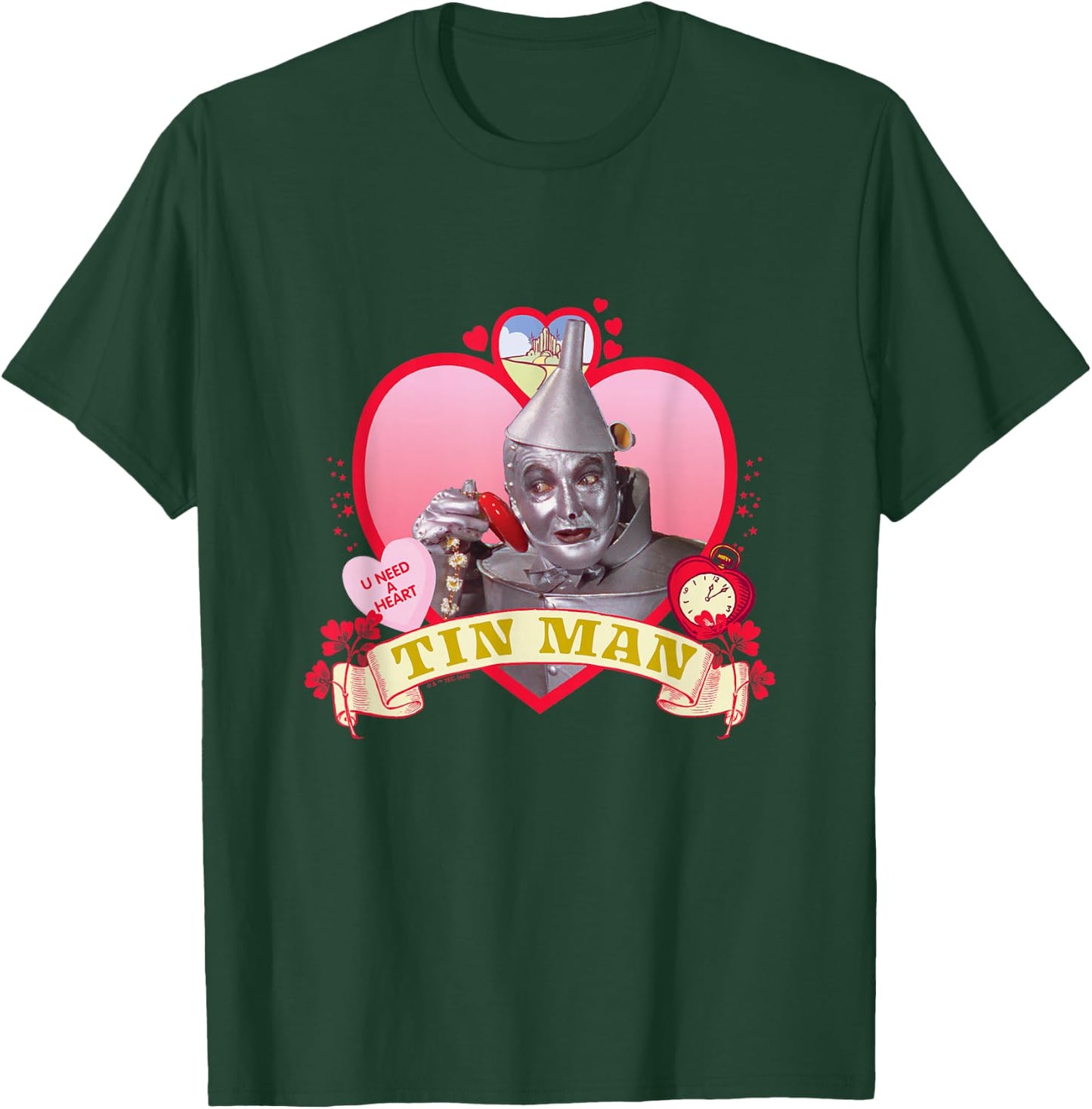 The Wizard of Oz - Heart Tin Man T-Shirt - T-Shirt | Forest