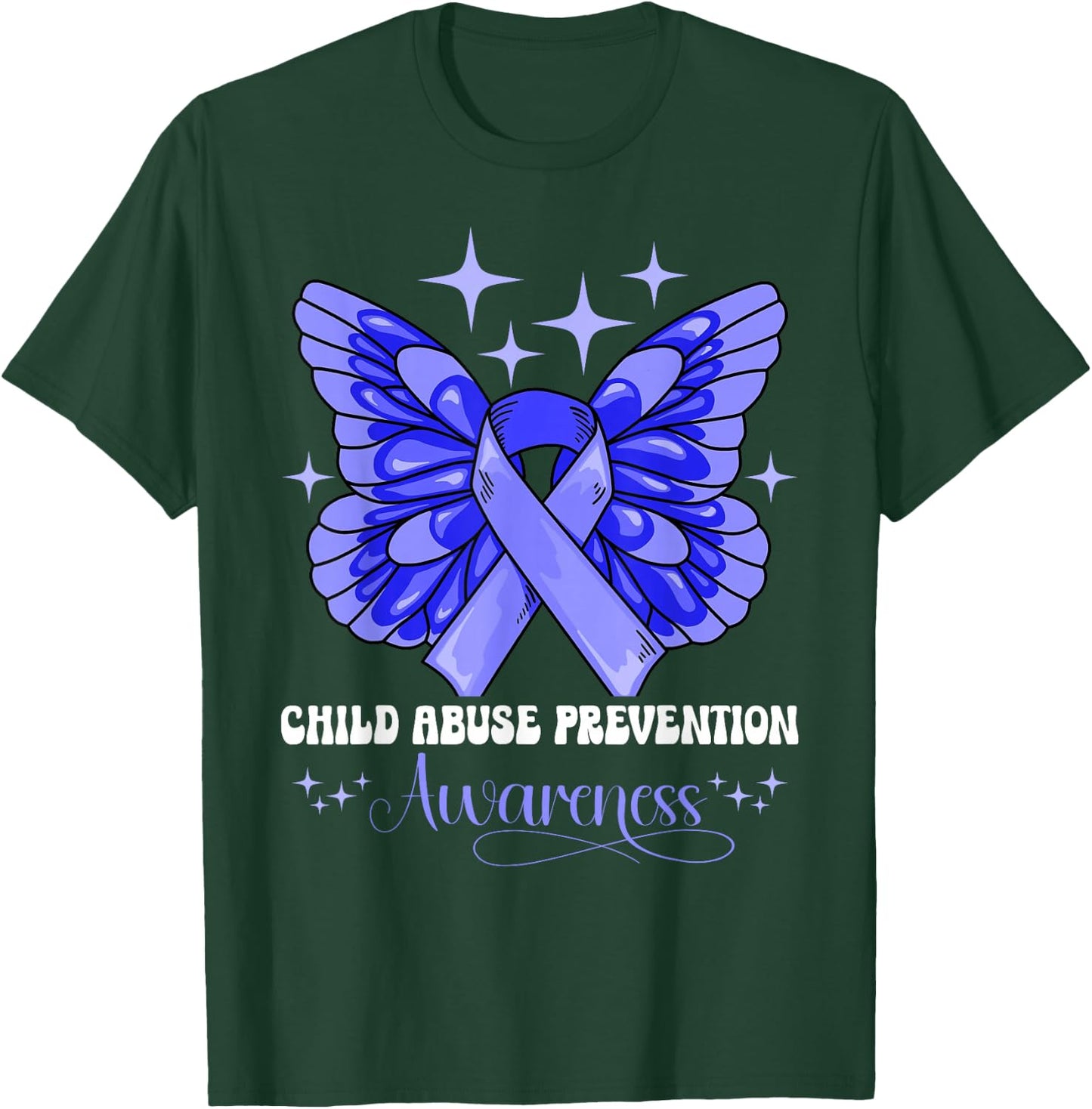 Child Abuse Prevention Awareness T-Shirt - T-Shirt | Forest