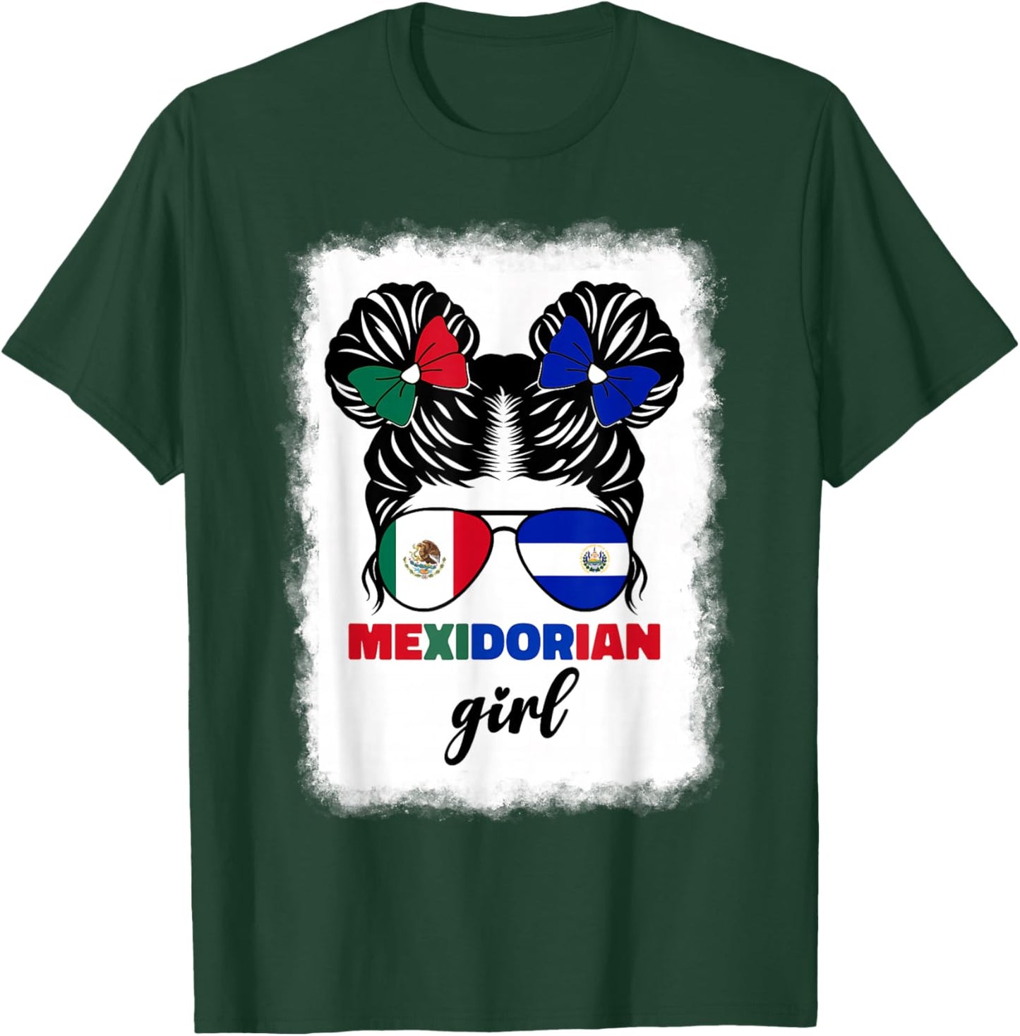 Half Mexican and Salvadorian Mexico El Salvador Baby Kids T-Shirt - T-Shirt | Forest