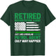 Border Patrol Agent Retired Border Patrol Agent US Flag T-Shirt - T-Shirt | Forest