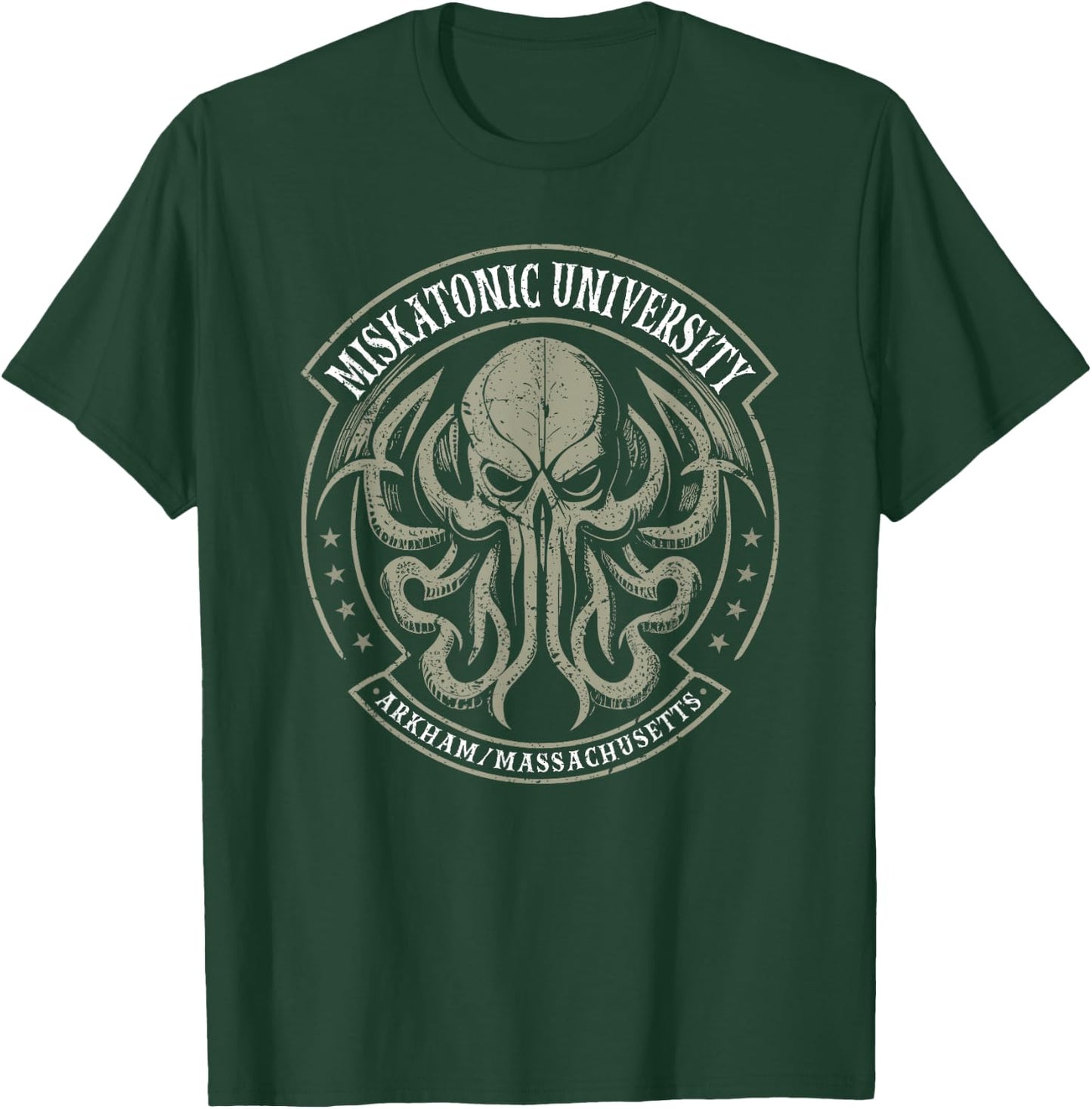 Miskatonic University, Vintage Cthulhu T-Shirt - T-Shirt | Forest