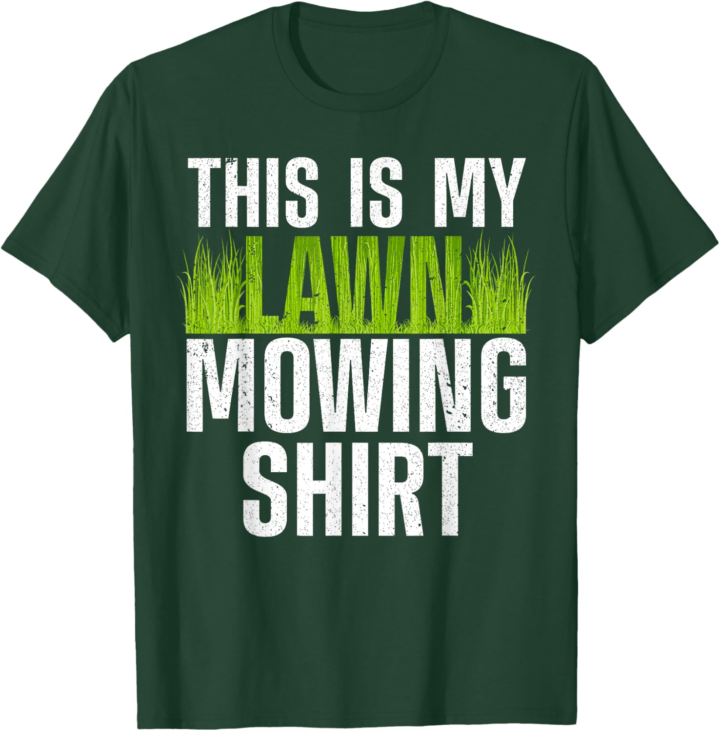 Cool Lawn Mowing Women Groundskeeper Care Landscaper T-Shirt - T-Shirt | Forest