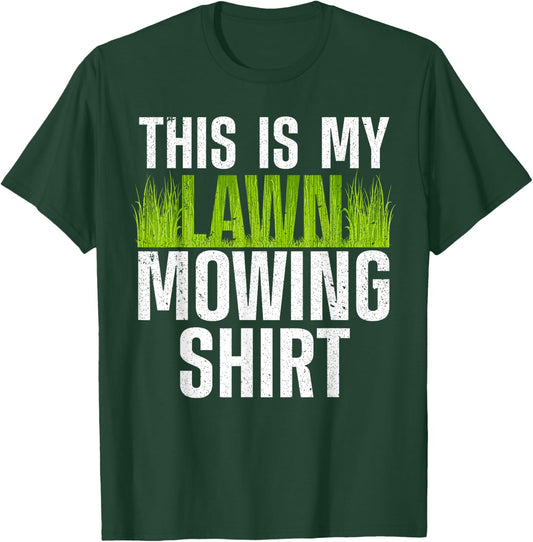 Cool Lawn Mowing Women Groundskeeper Care Landscaper T-Shirt - T-Shirt | Forest