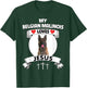 My Belgian Malinois Loves Jesus Christian Dog Owner Mom Dad T-Shirt - T-Shirt | Forest