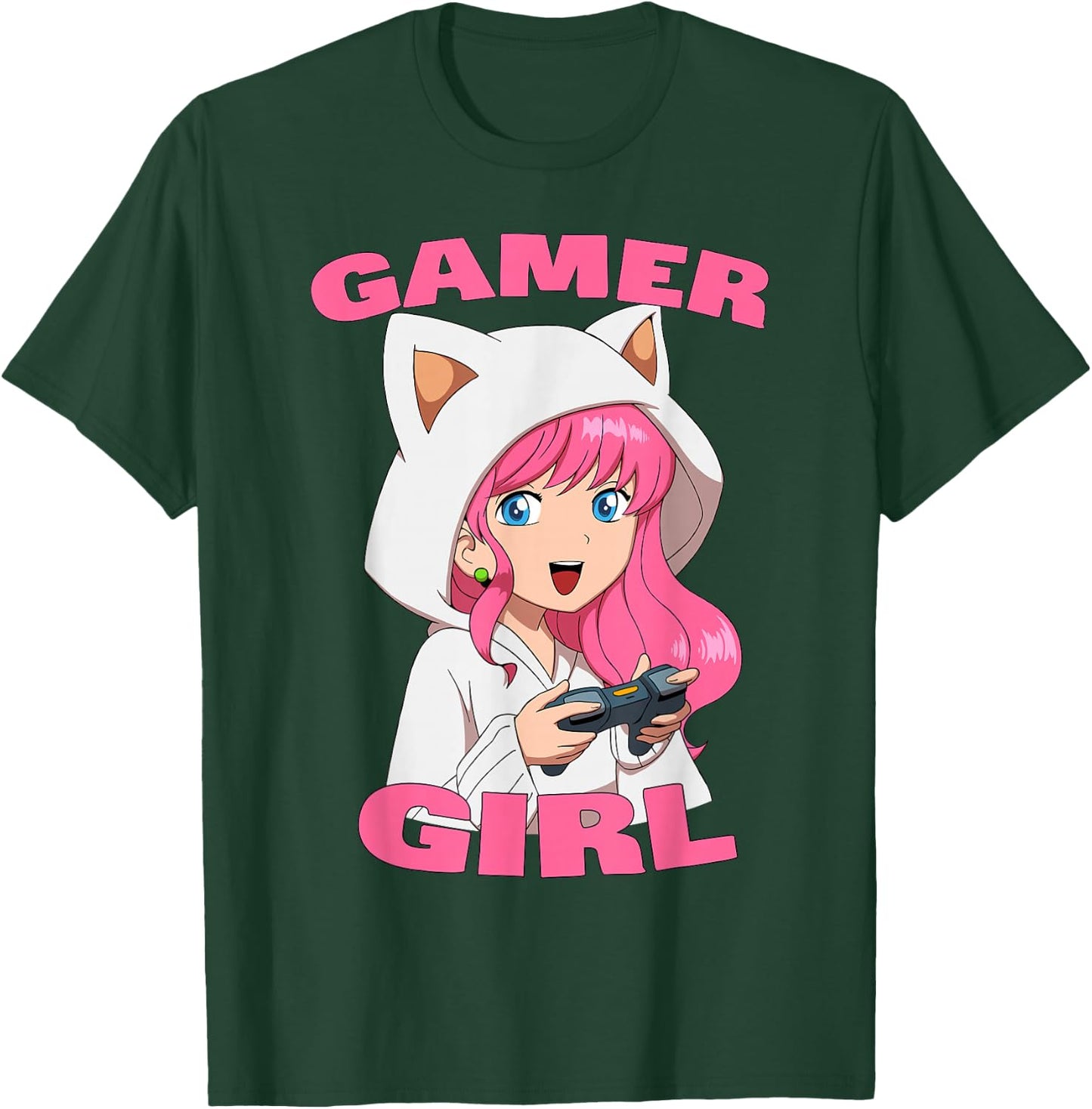 Gamer Girl Video Games Graphic Daughter Granddaughter T-Shirt - T-Shirt | Forest