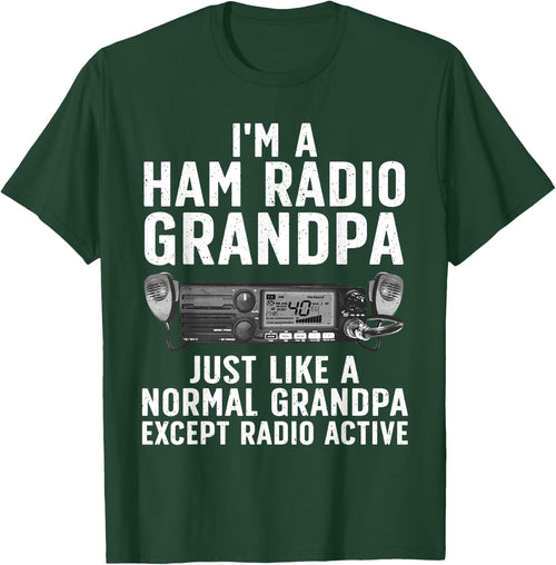 Funny Ham Radio Art for Grandpa Ham Operator Amateur Radio