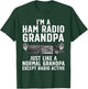 Funny Ham Radio Art for Grandpa Ham Operator Amateur Radio T-Shirt - T-Shirt | Forest