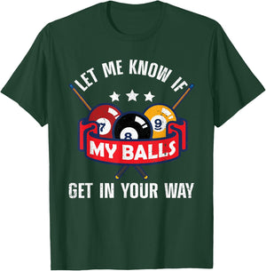 Funny Billiards Design Pool Player Men Women Billiard Lovers T-Shirt - T-Shirt | Forest