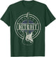 Vintage Detroit Souvenir Rock and Roll Guitar Player T-Shirt - T-Shirt | Forest