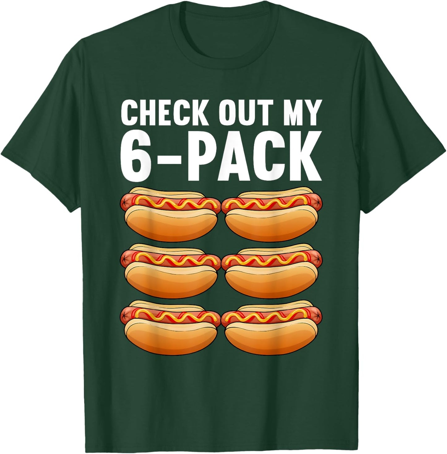 Funny Hot Dog Design Women Sausage Food Hotdog Lover T-Shirt - T-Shirt | Forest